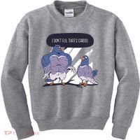I Don't Fly That's Cardio Pigeon Funny Kids Sweatshirt thumb 0