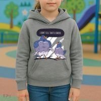 I Don't Fly That's Cardio Pigeon Funny Kids Hoodie thumb 3
