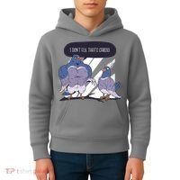 I Don't Fly That's Cardio Pigeon Funny Kids Hoodie thumb 4