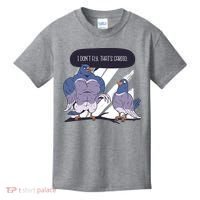 I Don't Fly That's Cardio Pigeon Funny Kids T-Shirt thumb 0