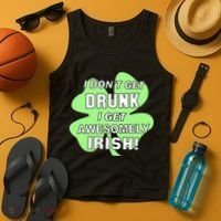 I Don't Get Drunk I get Awesomely Irish Tank Top thumb 4