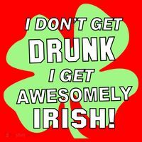 I Don't Get Drunk I get Awesomely Irish Santa Hat thumb 1