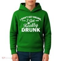 I Don't Get Drunk I Get Really Drunk Kids Hoodie thumb 4