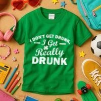 I Don't Get Drunk I Get Really Drunk Kids T-Shirt thumb 3