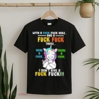 I Don't Give A Fuck Fuck Offensive Funny Unicorn T-Shirt thumb 2