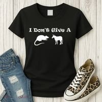 I Don't Give A Rat's Ass Women's T-Shirt thumb 3