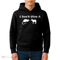 I Don't Give A Rat's Ass Kids Hoodie thumb 4