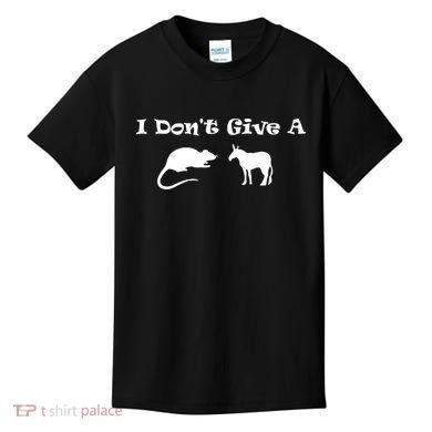 I Don't Give A Rat's Ass Kids T-Shirt