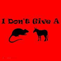 I Don't Give A Rat's Ass Santa Hat thumb 1