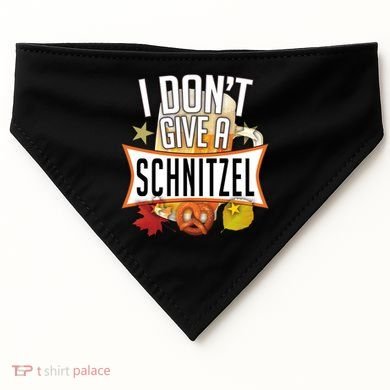I Don't Give A Schnitzel USA-Made Doggie Bandana