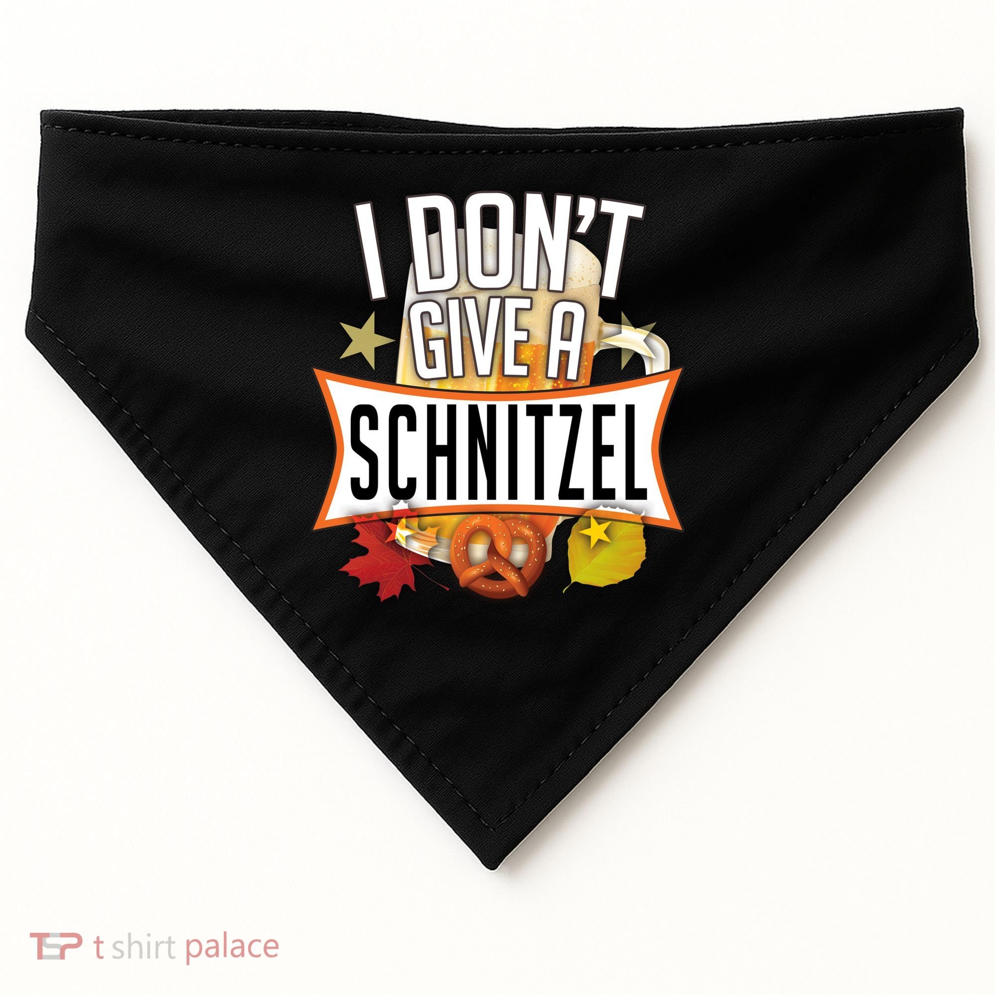 I Don't Give A Schnitzel USA-Made Doggie Bandana