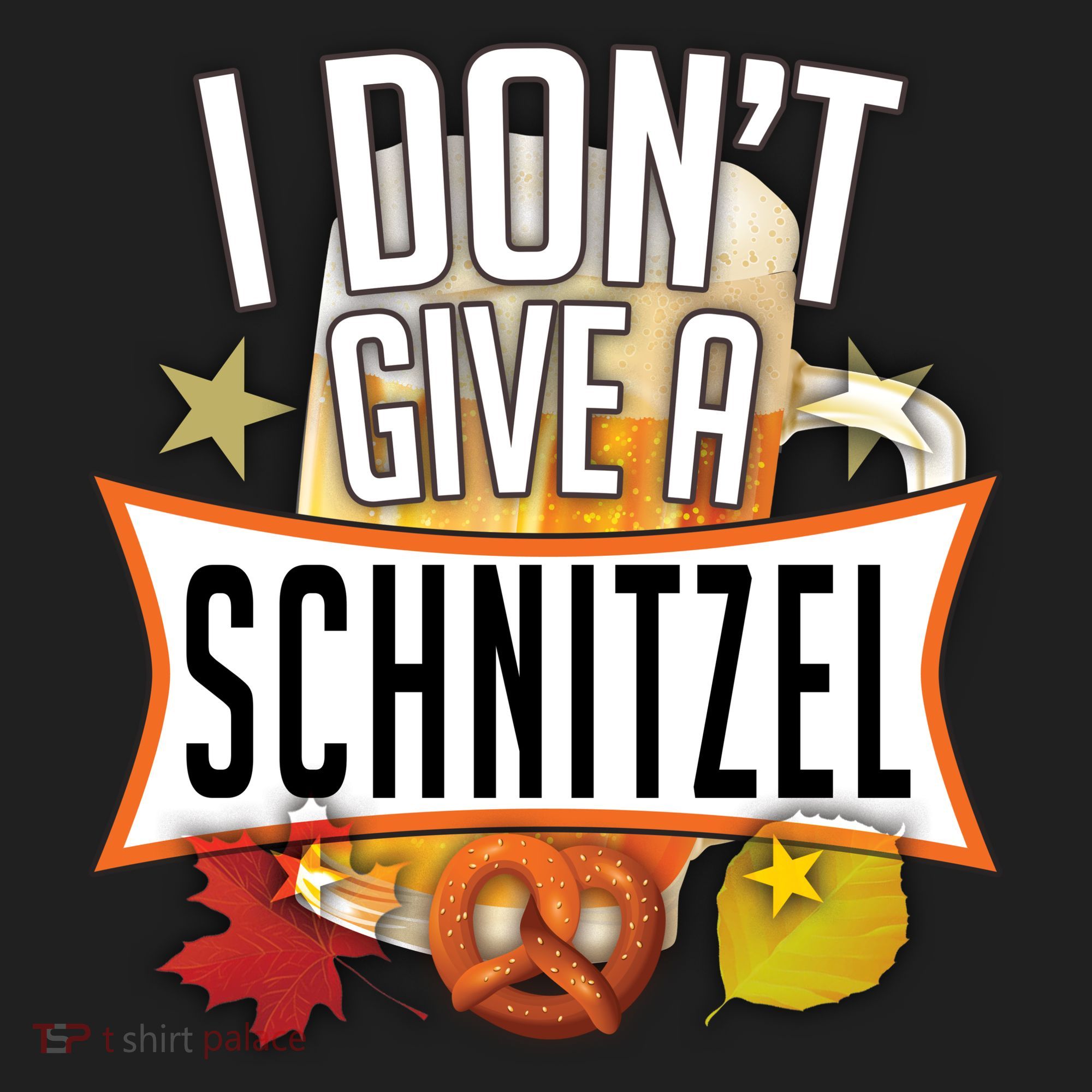 I Don't Give A Schnitzel Golf Towel