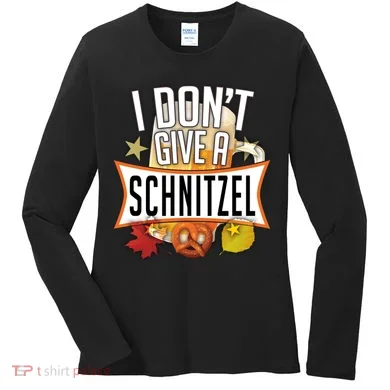 I Don't Give A Schnitzel Women's Long Sleeve Shirt