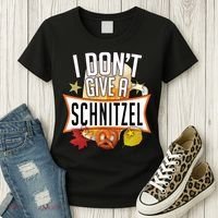 I Don't Give A Schnitzel Women's T-Shirt thumb 3
