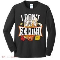 I Don't Give A Schnitzel Kids Long Sleeve Shirt thumb 0