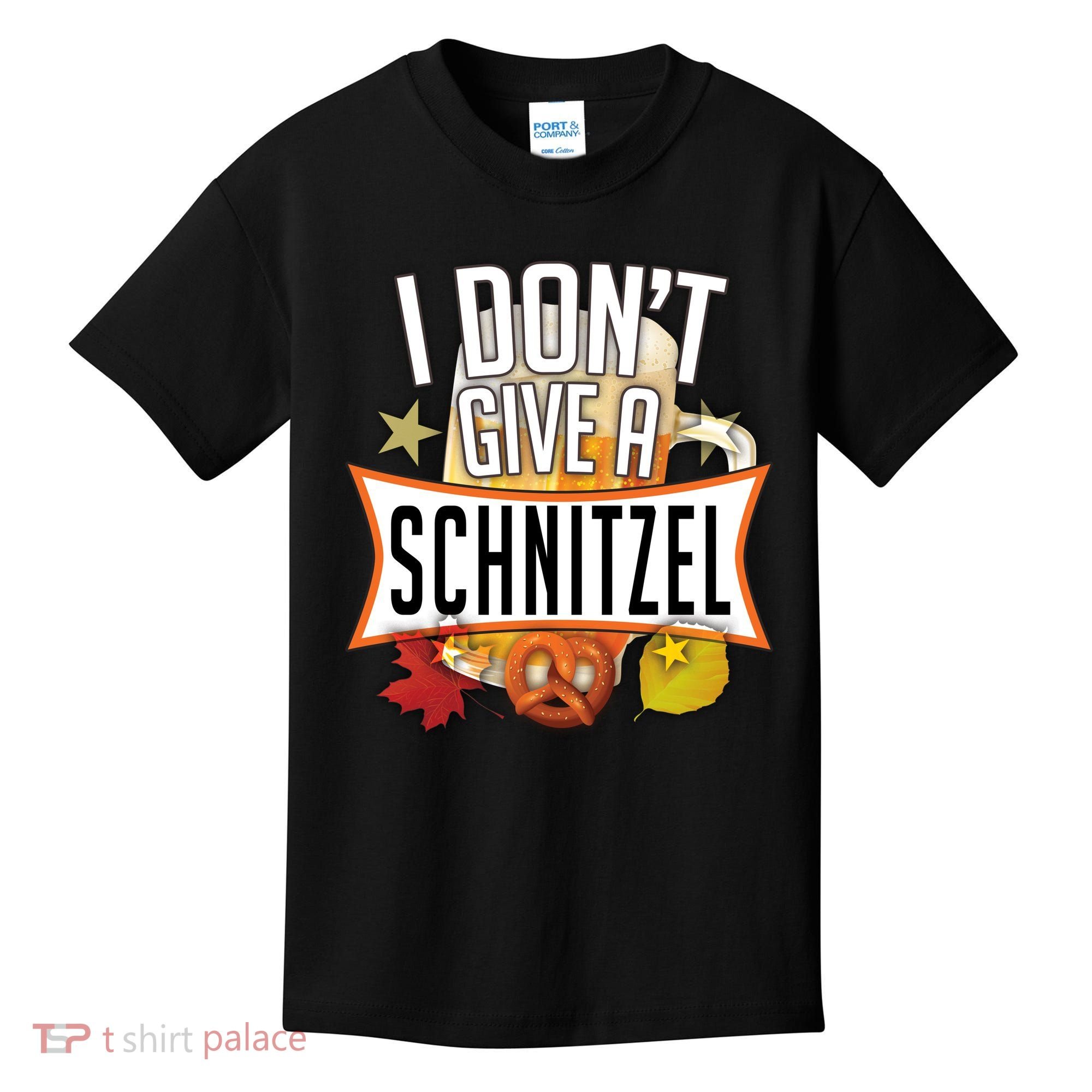 I Don't Give A Schnitzel Kids T-Shirt