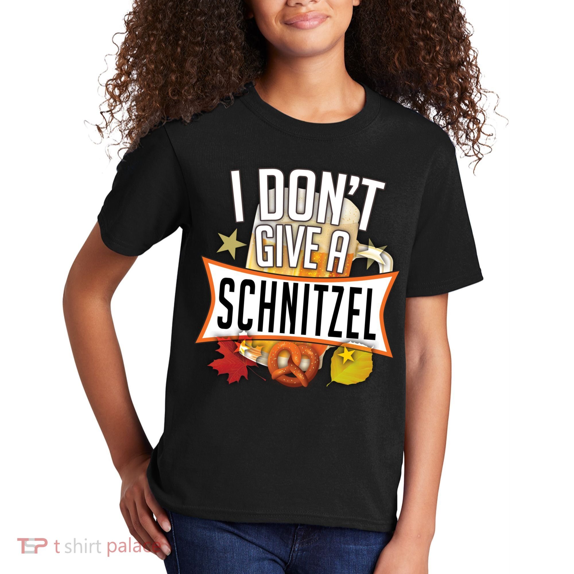 I Don't Give A Schnitzel Kids T-Shirt