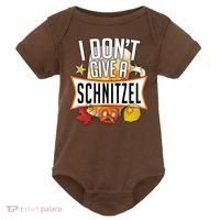 I Don't Give A Schnitzel Baby Bodysuit thumb 0