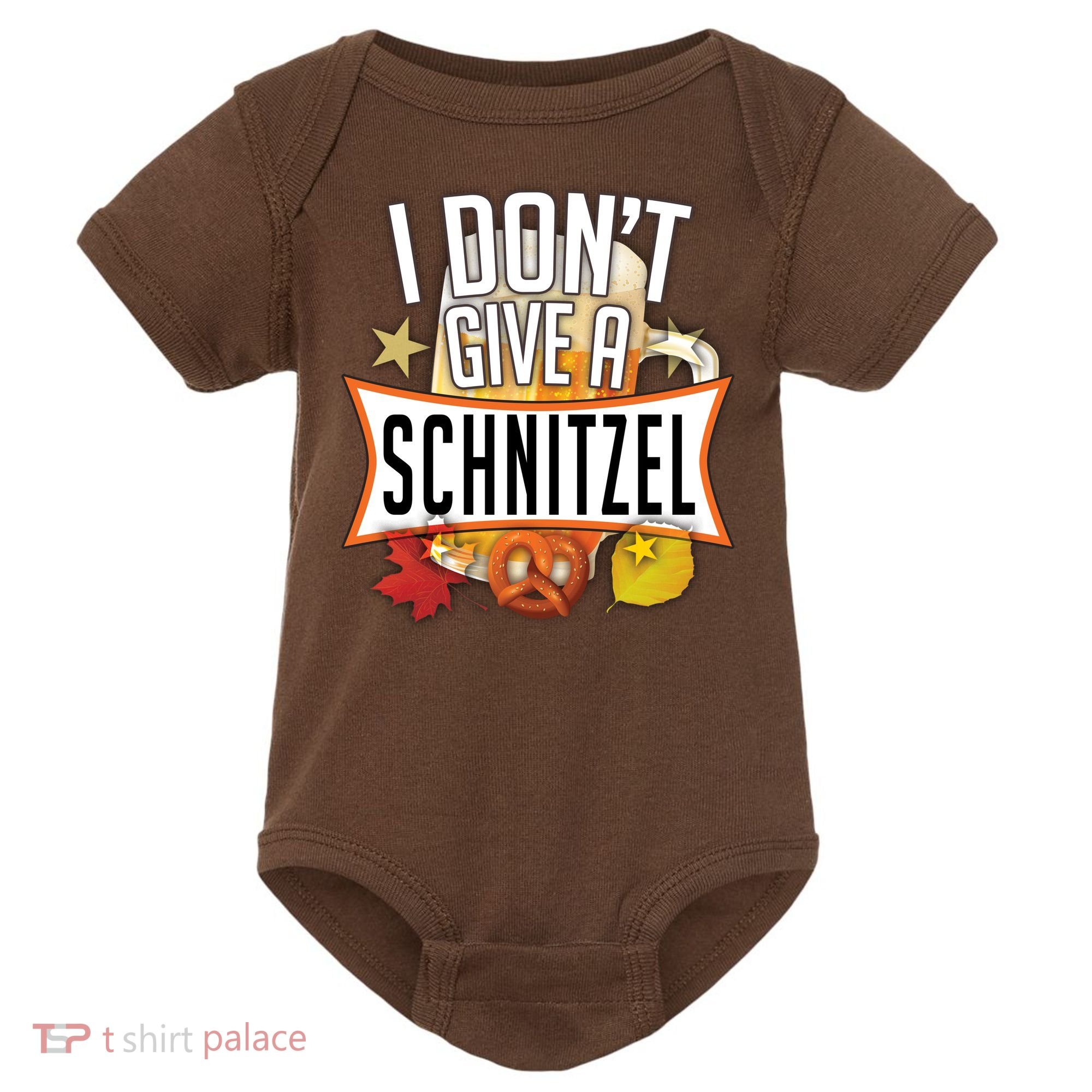 I Don't Give A Schnitzel Baby Bodysuit