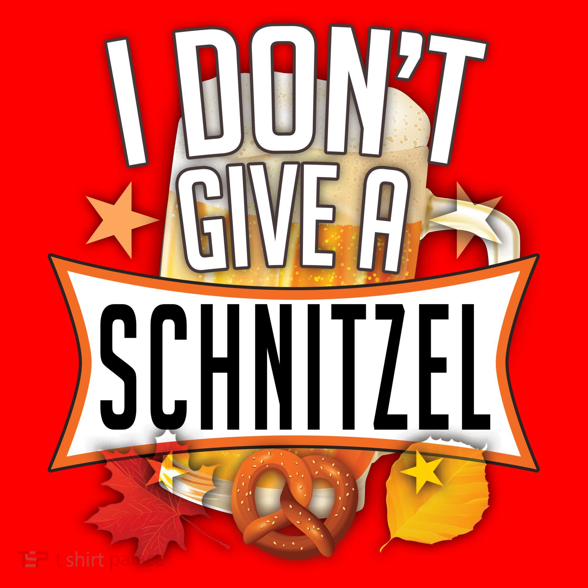 I Don't Give A Schnitzel Santa Hat