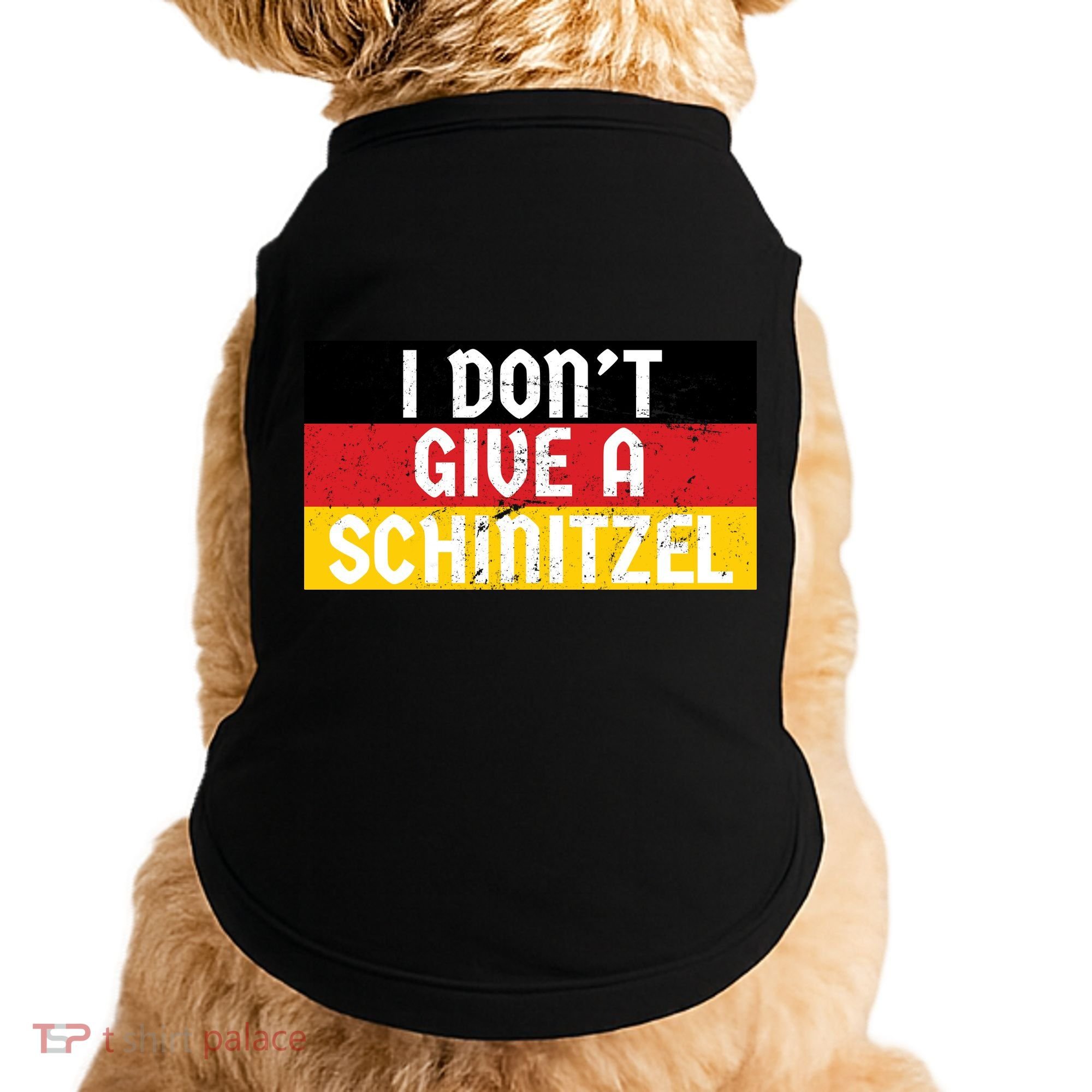 I Don't Give A Schnitzel Funny Oktoberfest Doggie Tank