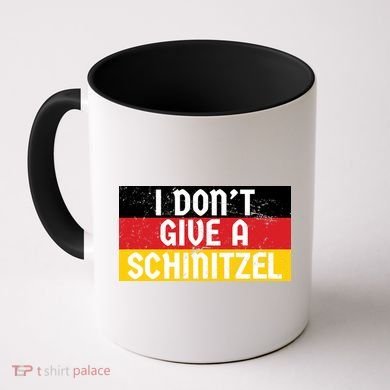 I Don't Give A Schnitzel Funny Oktoberfest Coffee Mug