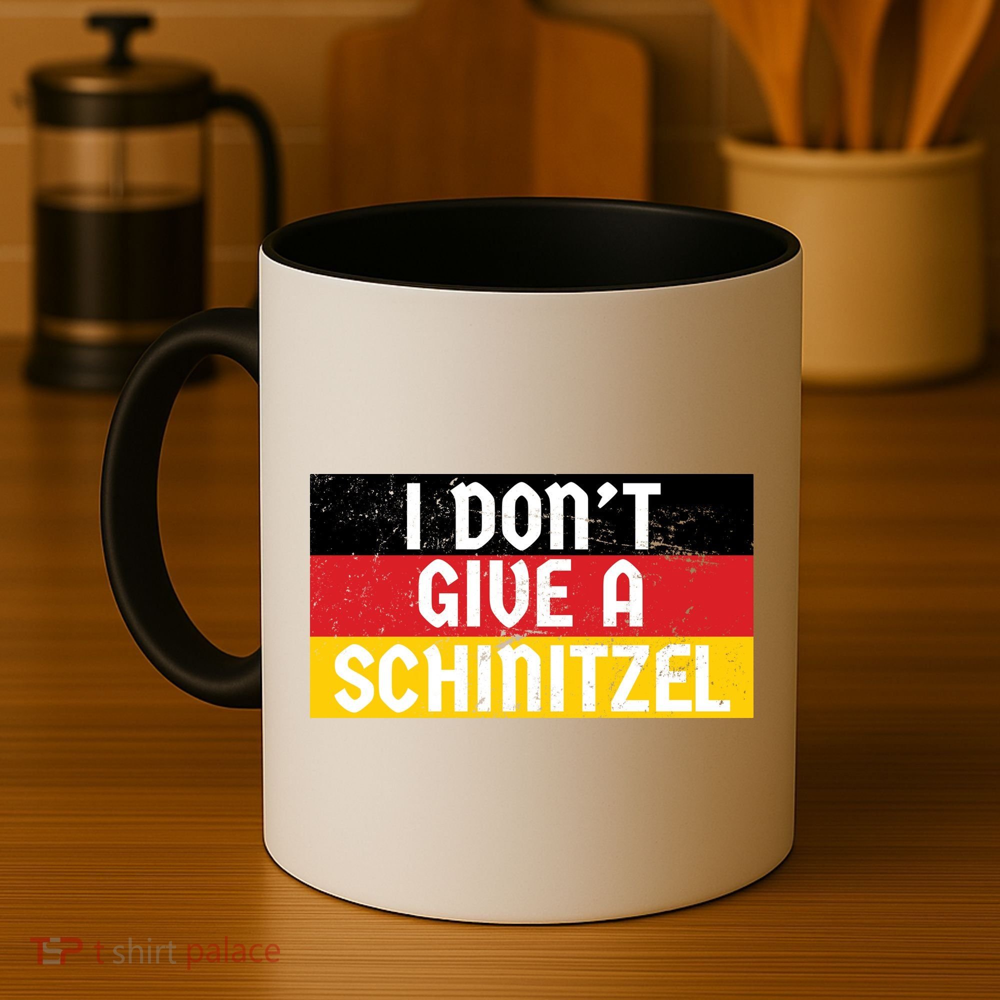 I Don't Give A Schnitzel Funny Oktoberfest Coffee Mug