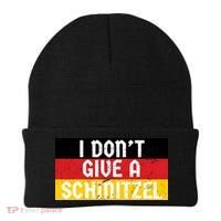 I Don't Give A Schnitzel Funny Oktoberfest Beanie thumb 0
