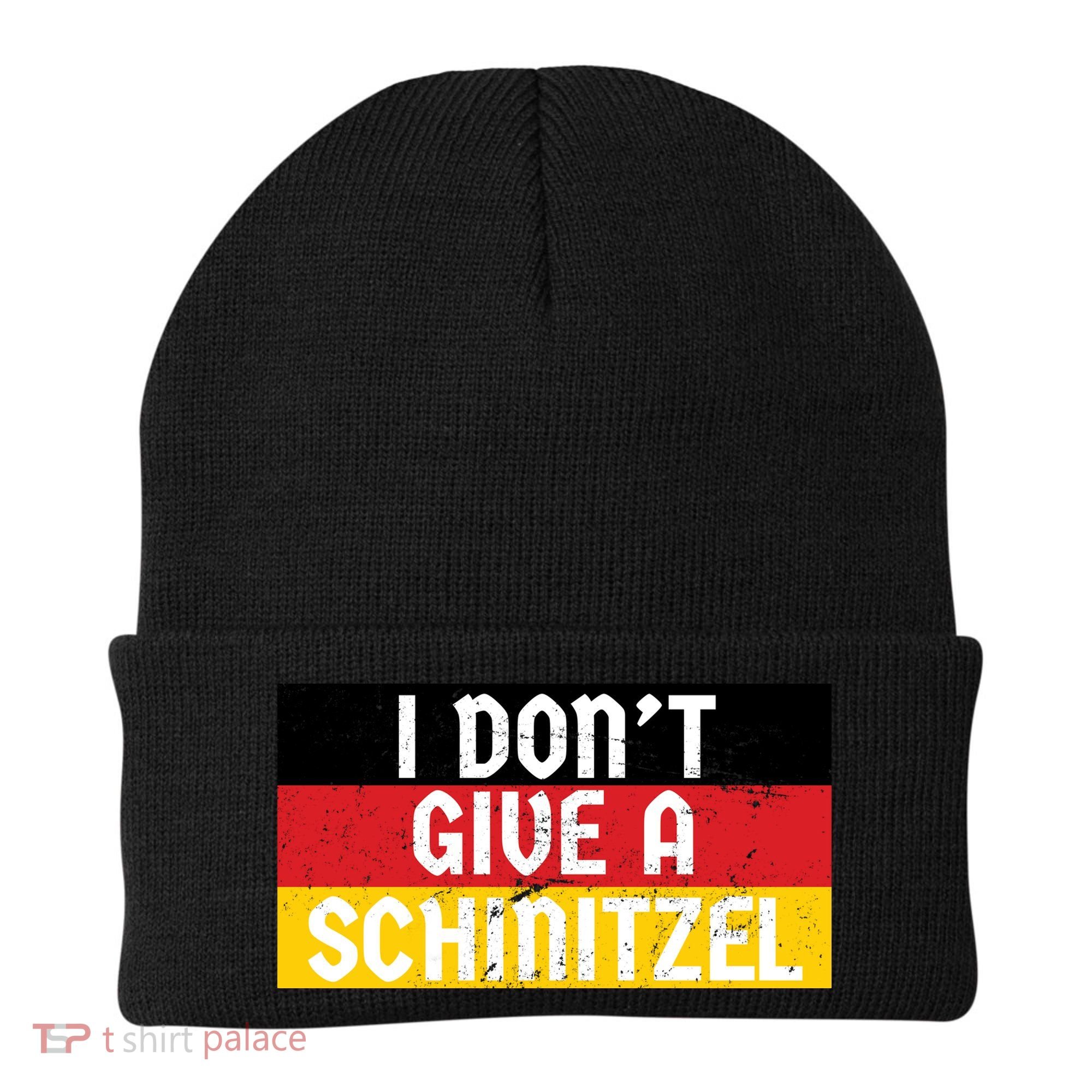 I Don't Give A Schnitzel Funny Oktoberfest Beanie