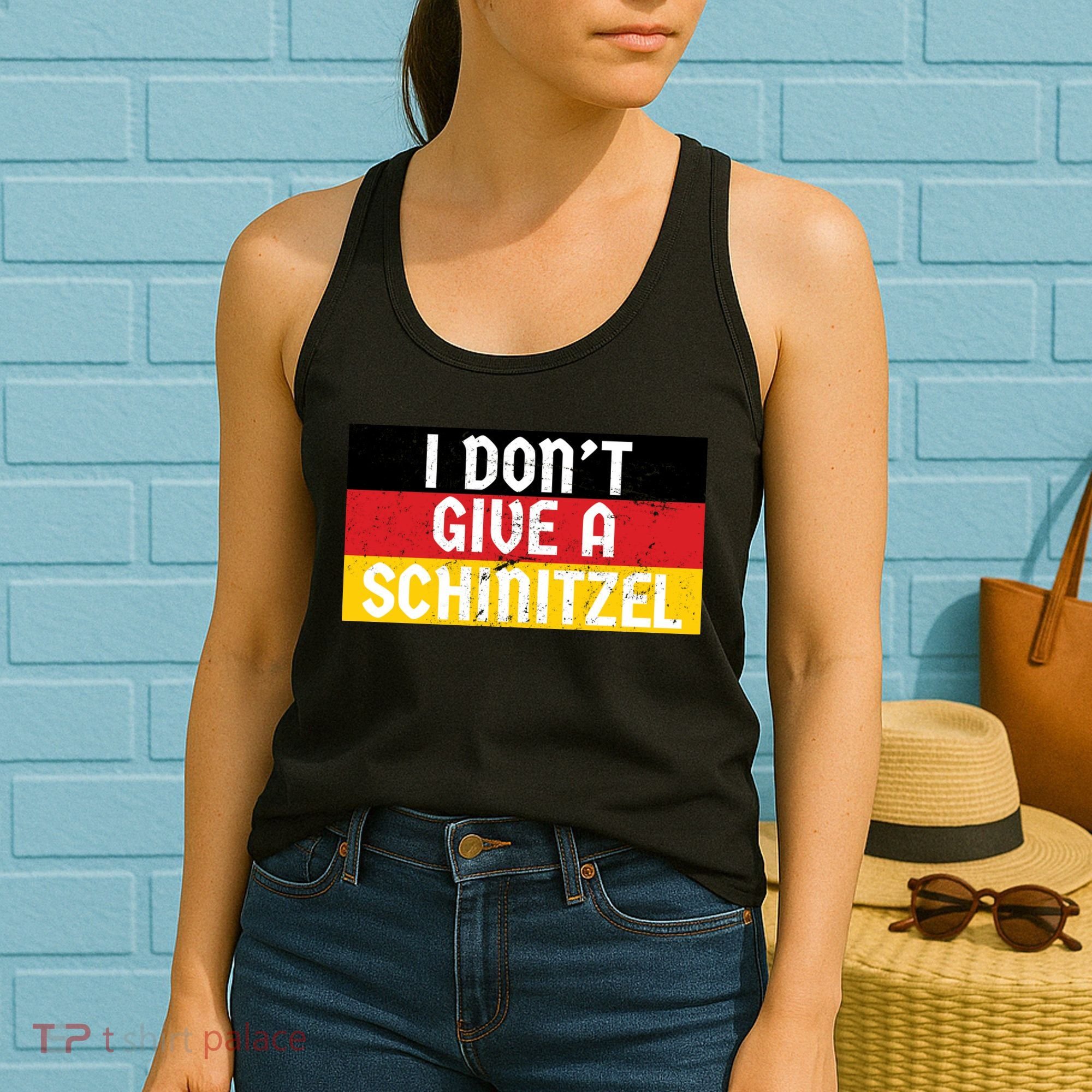 I Don't Give A Schnitzel Funny Oktoberfest Women's Tank Top