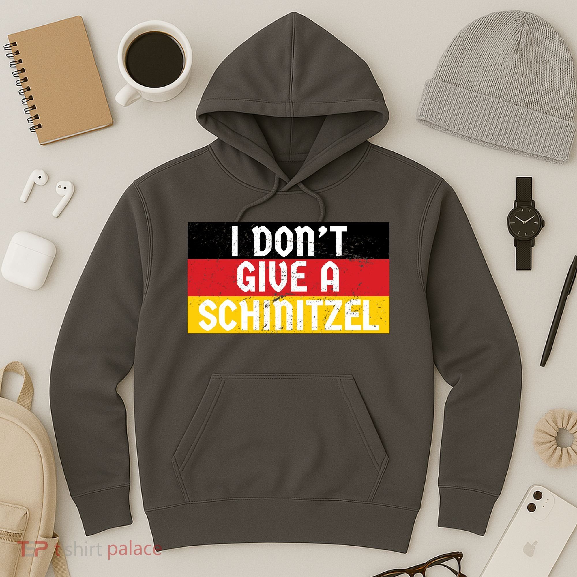 I Don't Give A Schnitzel Funny Oktoberfest Hoodie
