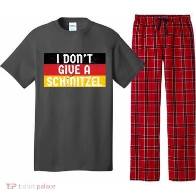 I Don't Give A Schnitzel Funny Oktoberfest Pajama Set