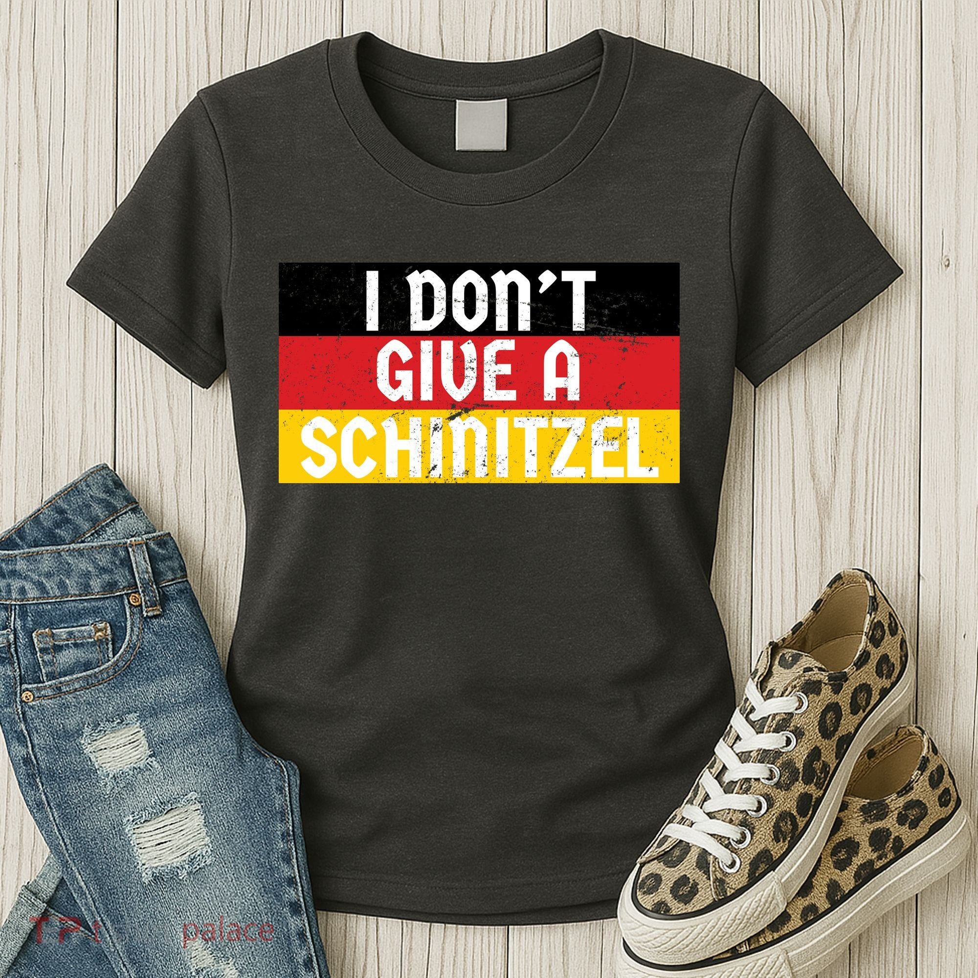I Don't Give A Schnitzel Funny Oktoberfest Women's T-Shirt