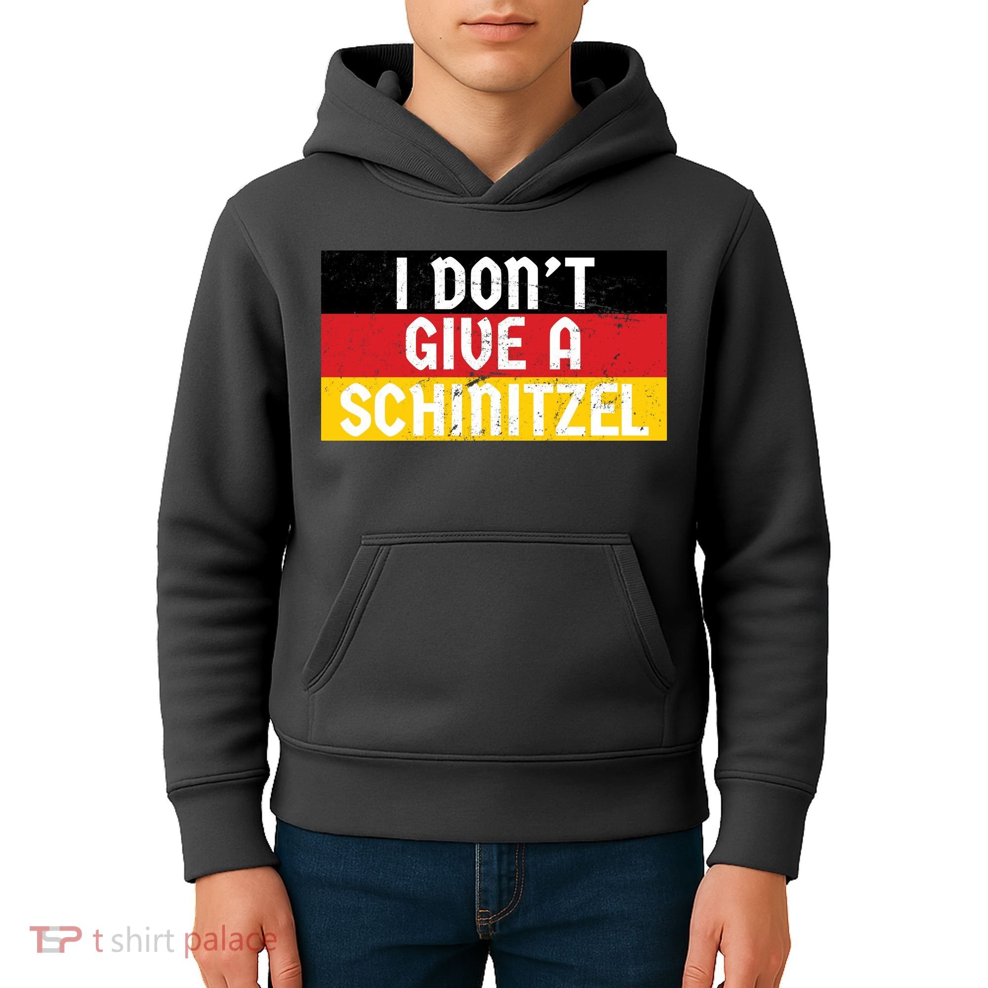 I Don't Give A Schnitzel Funny Oktoberfest Kids Hoodie