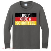 I Don't Give A Schnitzel Funny Oktoberfest Kids Long Sleeve Shirt thumb 0