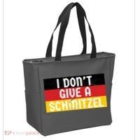 I Don't Give A Schnitzel Funny Oktoberfest Tote Bag thumb 2