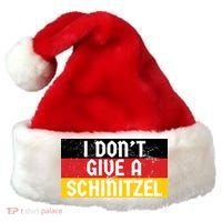 I Don't Give A Schnitzel Funny Oktoberfest Santa Hat thumb 0