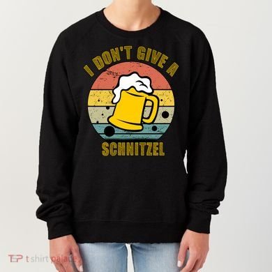 I Don't Give A Schnitzel Funny Oktoberfest Beer Women's Sweatshirt