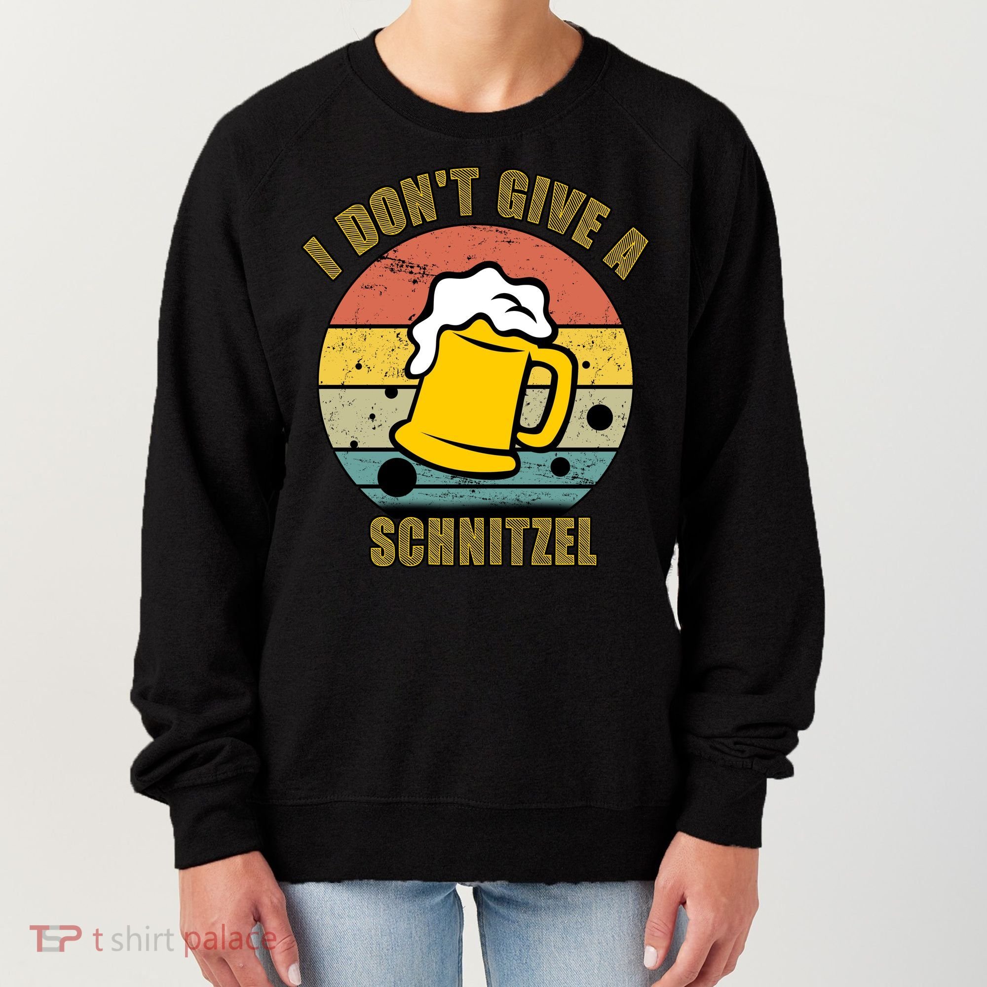 I Don't Give A Schnitzel Funny Oktoberfest Beer Women's Sweatshirt