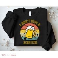 I Don't Give A Schnitzel Funny Oktoberfest Beer Sweatshirt thumb 2