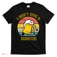 I Don't Give A Schnitzel Funny Oktoberfest Beer T-Shirt thumb 0