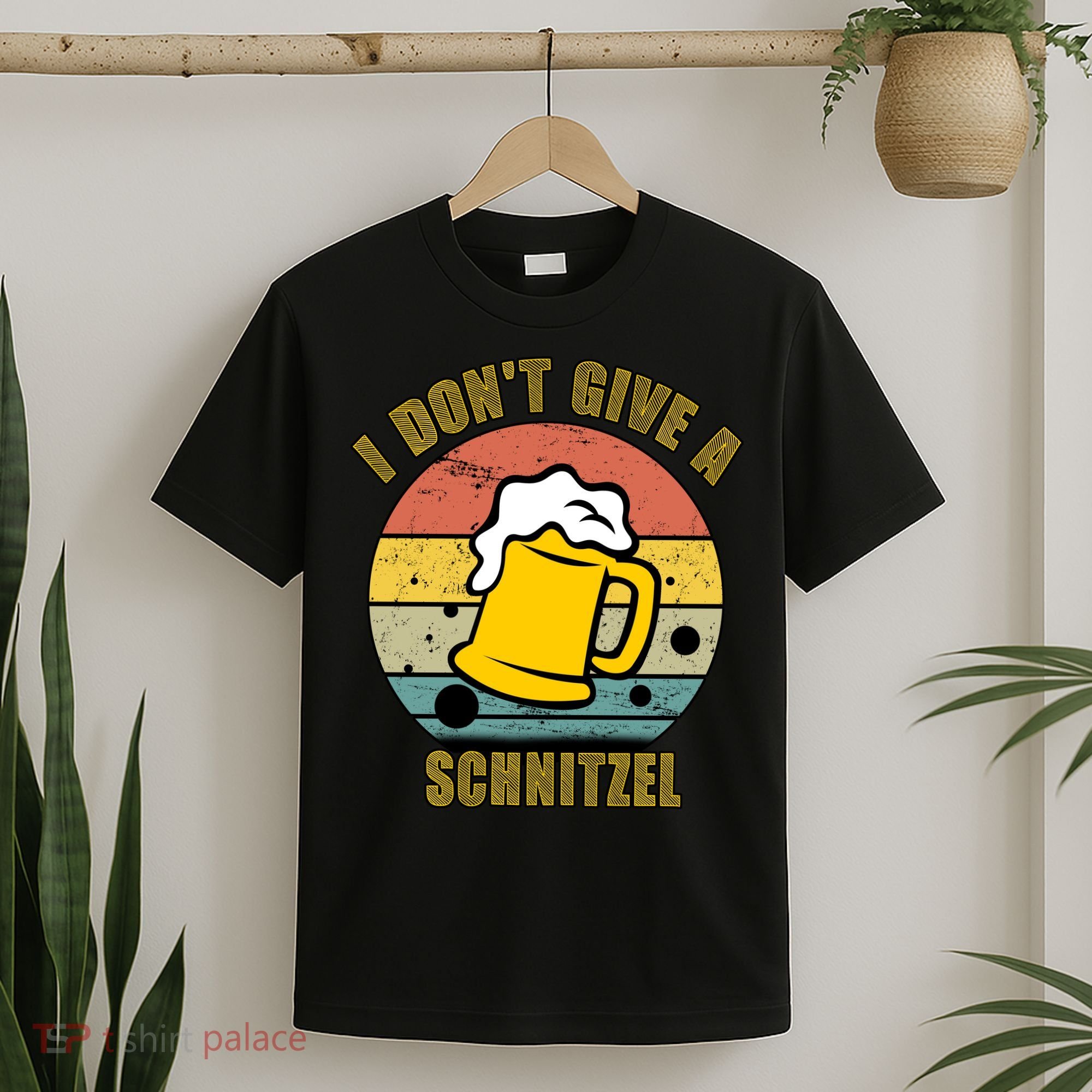 I Don't Give A Schnitzel Funny Oktoberfest Beer T-Shirt