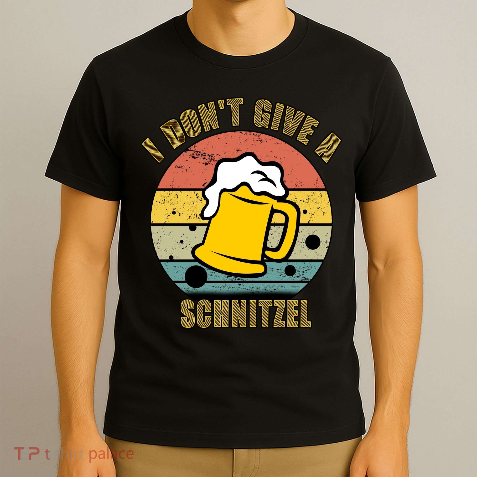 I Don't Give A Schnitzel Funny Oktoberfest Beer T-Shirt
