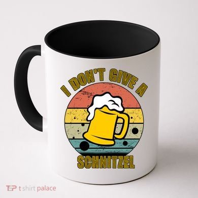 I Don't Give A Schnitzel Funny Oktoberfest Beer Coffee Mug