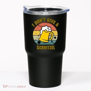 I Don't Give A Schnitzel Funny Oktoberfest Beer Tumbler