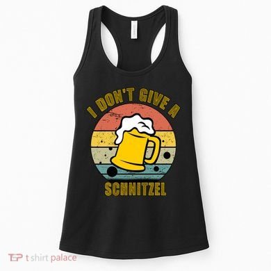 I Don't Give A Schnitzel Funny Oktoberfest Beer Women's Tank Top