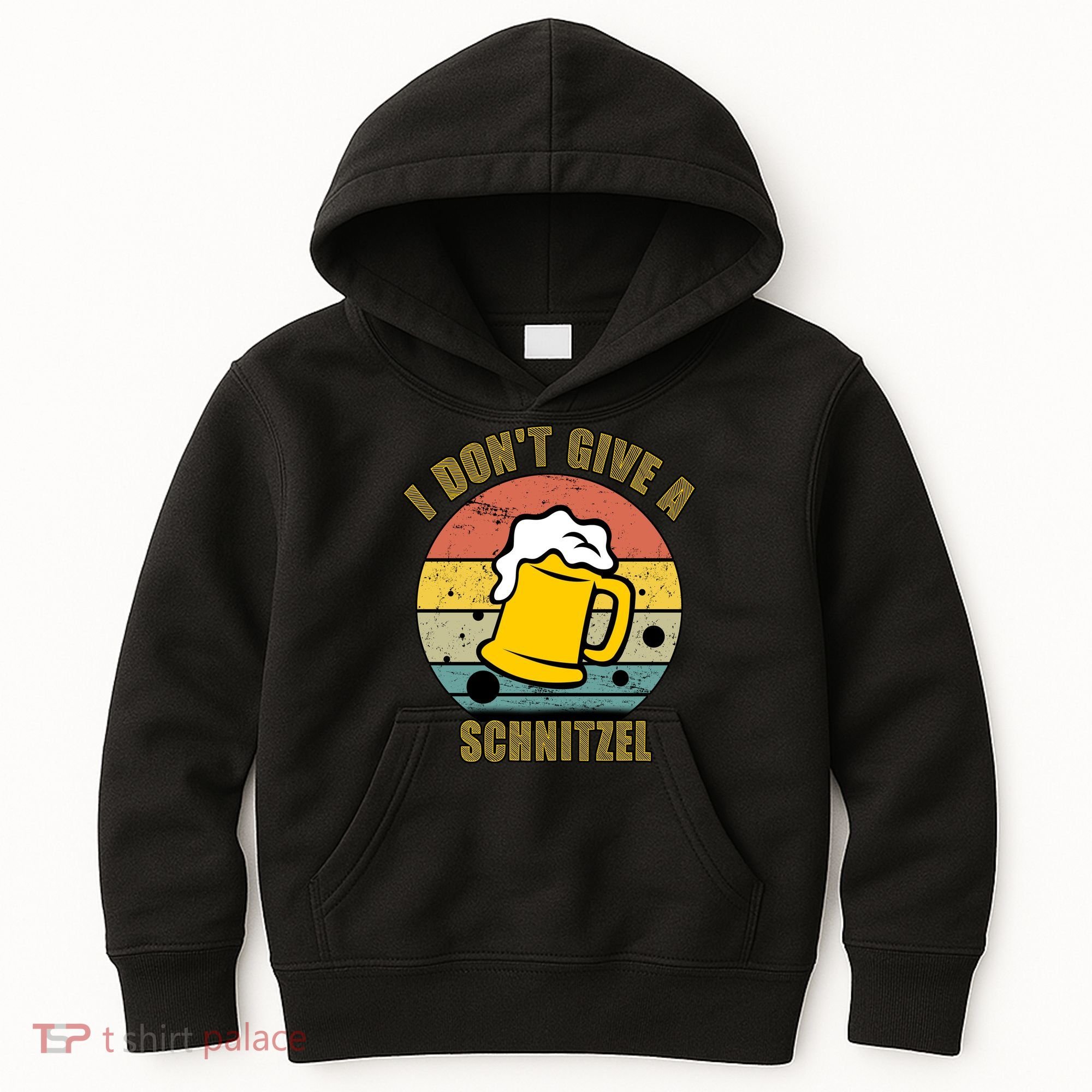 I Don't Give A Schnitzel Funny Oktoberfest Beer Kids Hoodie