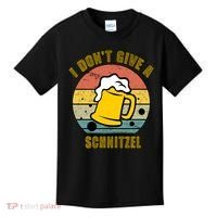 I Don't Give A Schnitzel Funny Oktoberfest Beer Kids T-Shirt thumb 0
