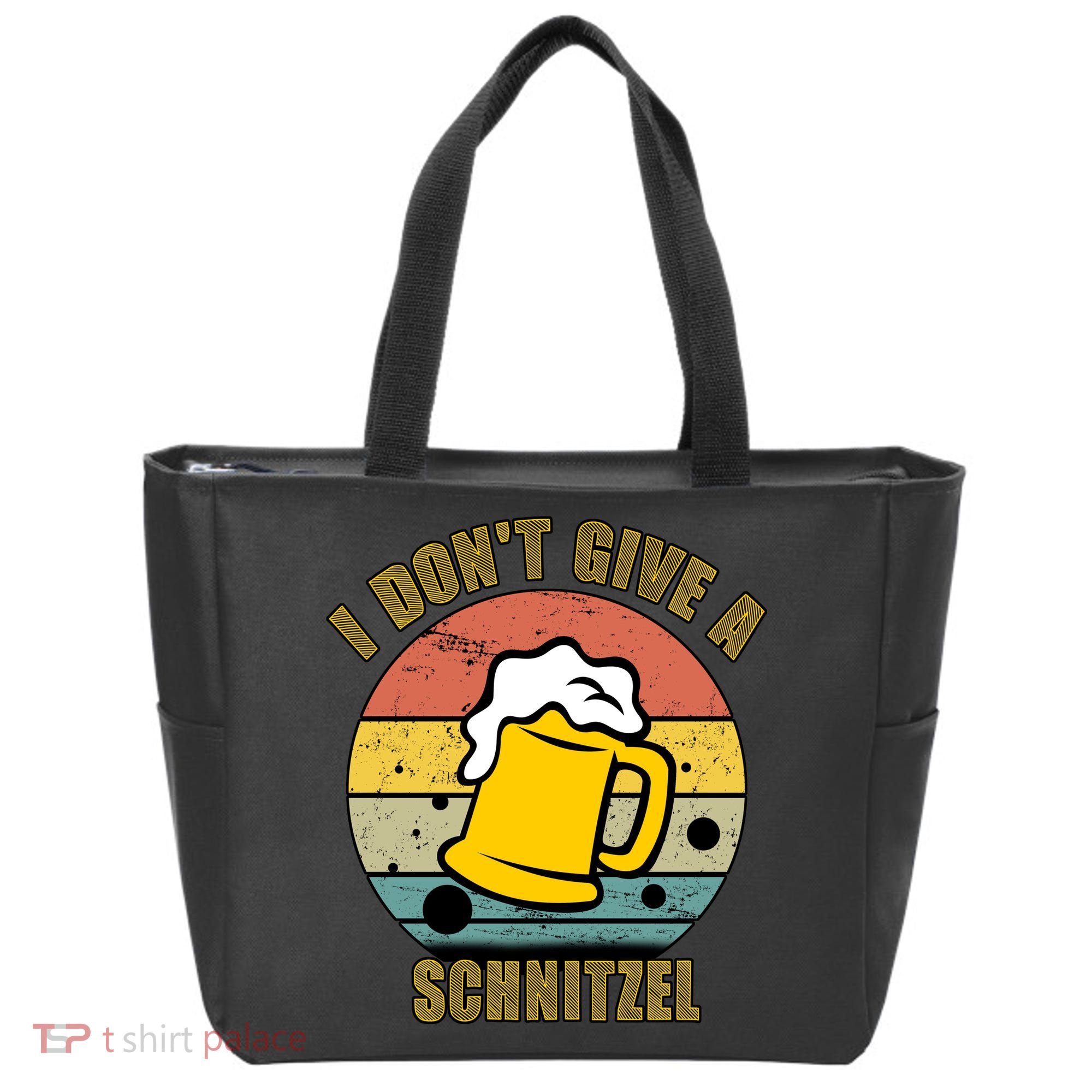 I Don't Give A Schnitzel Funny Oktoberfest Beer Tote Bag