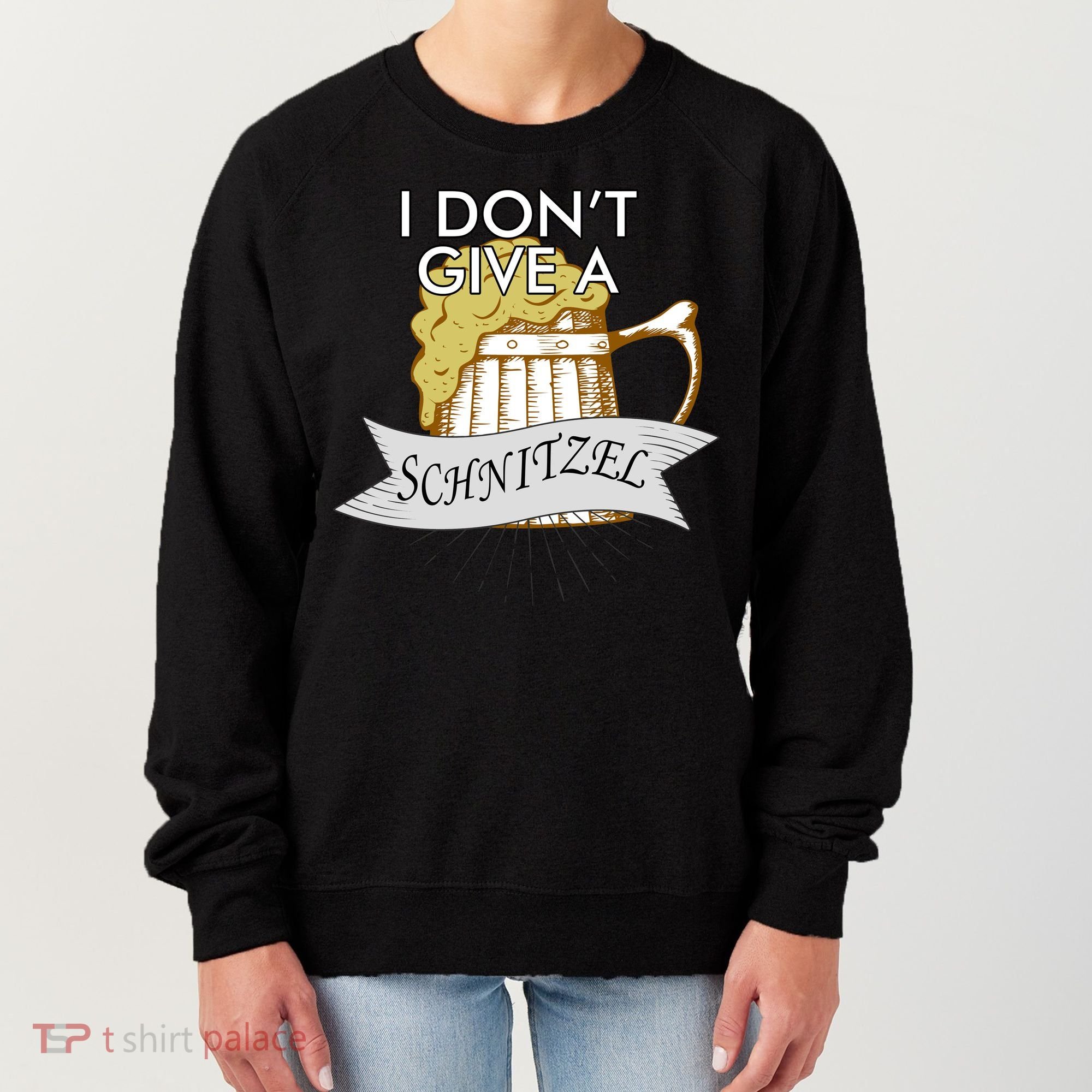 I Don't Give A Schnitzel Oktoberfest Beer Women's Sweatshirt